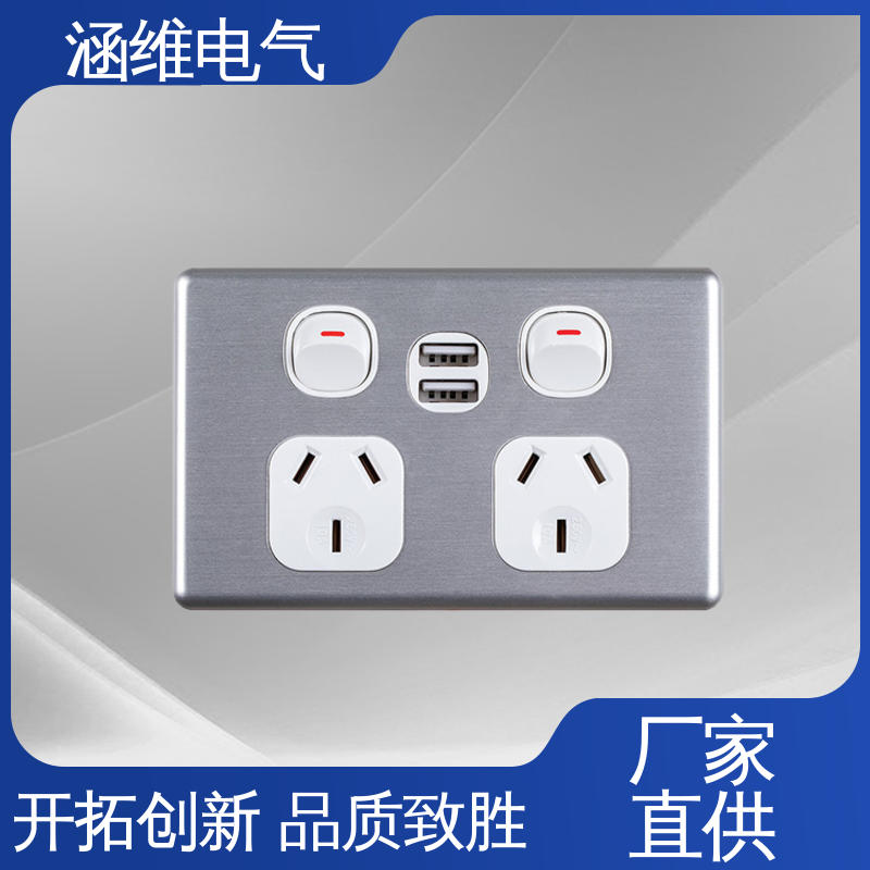 Hanwei Electric's Flame-retardant and Impact Resistant Design with Exquisite Craftsmanship and Selection of Large Industrial Construction Sites for Switch and Socket Outlets