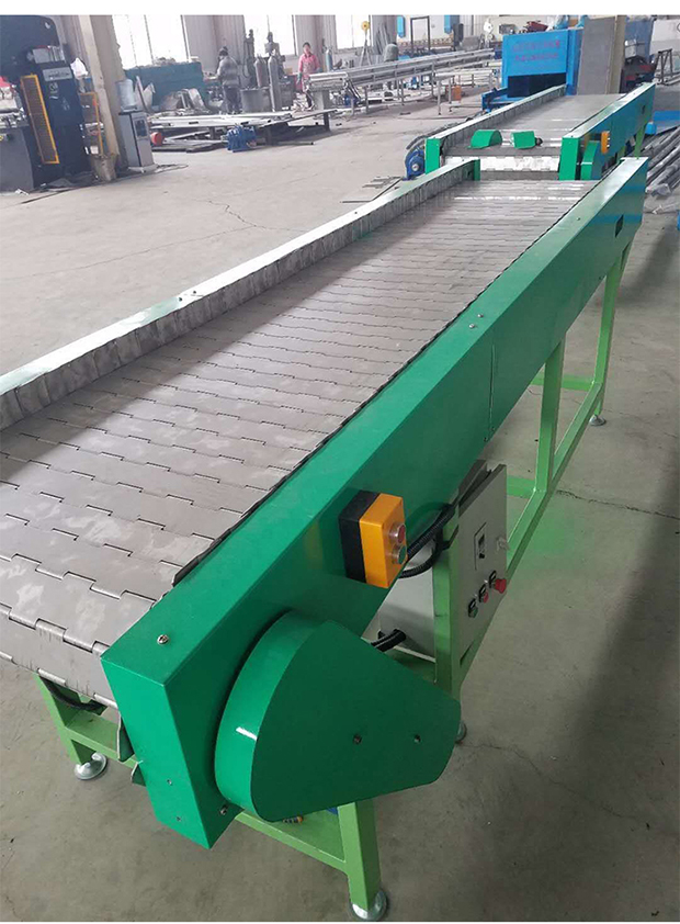 Dahua Machinery Air Cooled Dehydration and Sterilization Heavy Chain Plate Conveyor Car Production Line Conveyor Device