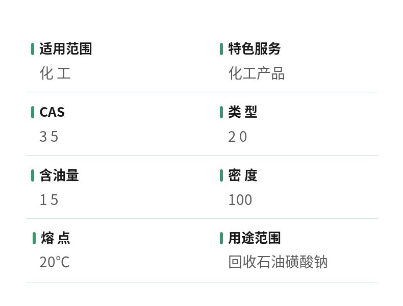 CAS35 Type 20 Scope of Application Wholesale of Chemical Petroleum Sodium Sulfonate Manufacturers