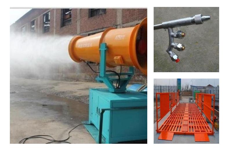 Hongmen Dust and Mist Control Gun Machine 120m Project Factory Building Site Water Mist Dust Removal Gun Mist Machine Customization