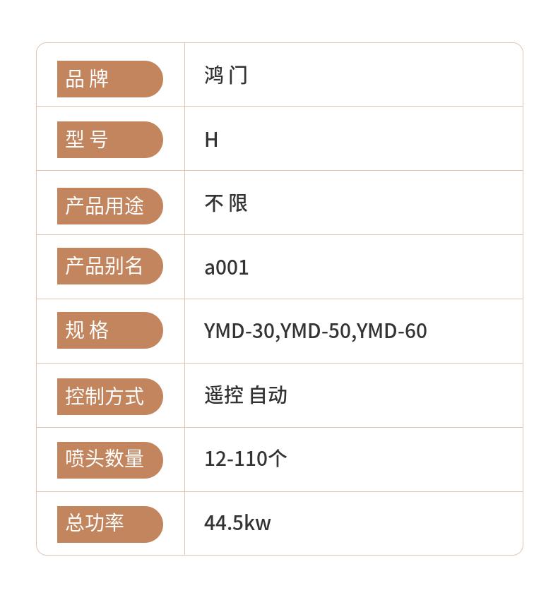 50m coal storage yard, dust removing gun, coal transport station, spray, long range