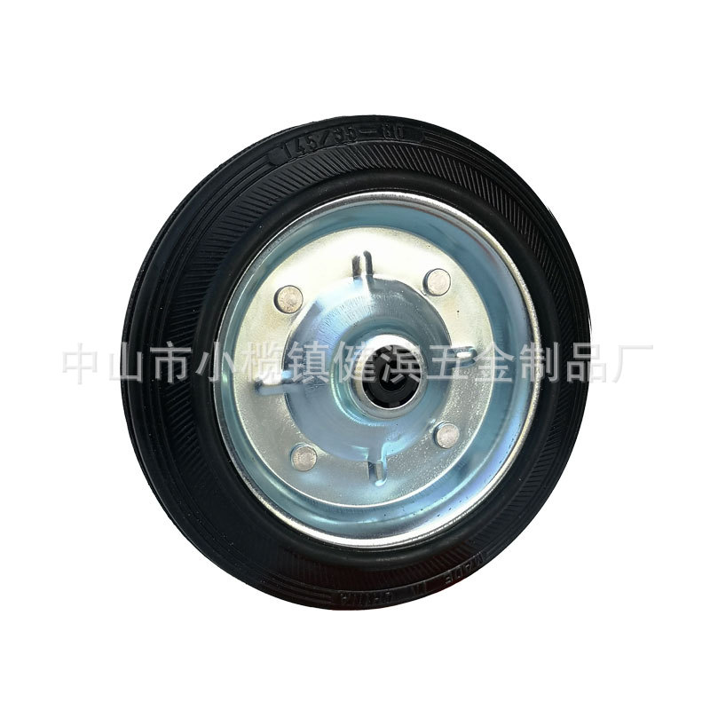 145 small handcart universal industrial casters trolley box rubber wheels furniture silent solid rollers