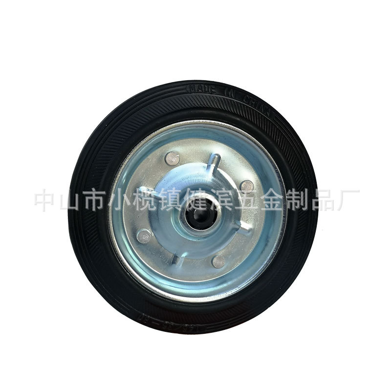 145 small handcart universal industrial casters trolley box rubber wheels furniture silent solid rollers