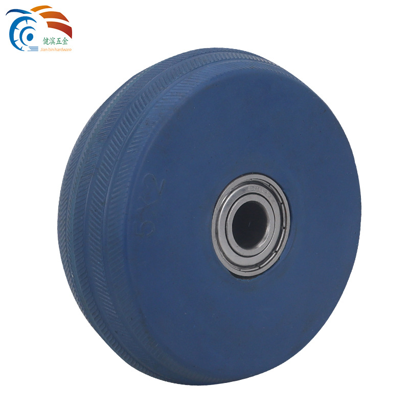 4 inch, 6 inch, 8 inch, and 10 inch iron core rubber silent wheels, heavy-duty universal casters, shelf boards, carts, carts, industrial wheels