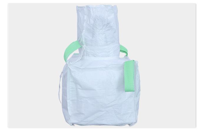 Transportation of new energy raw materials with single or upper/lower material ports using ton wrapped aluminum foil and ton bagged container bags for moisture-proof particles