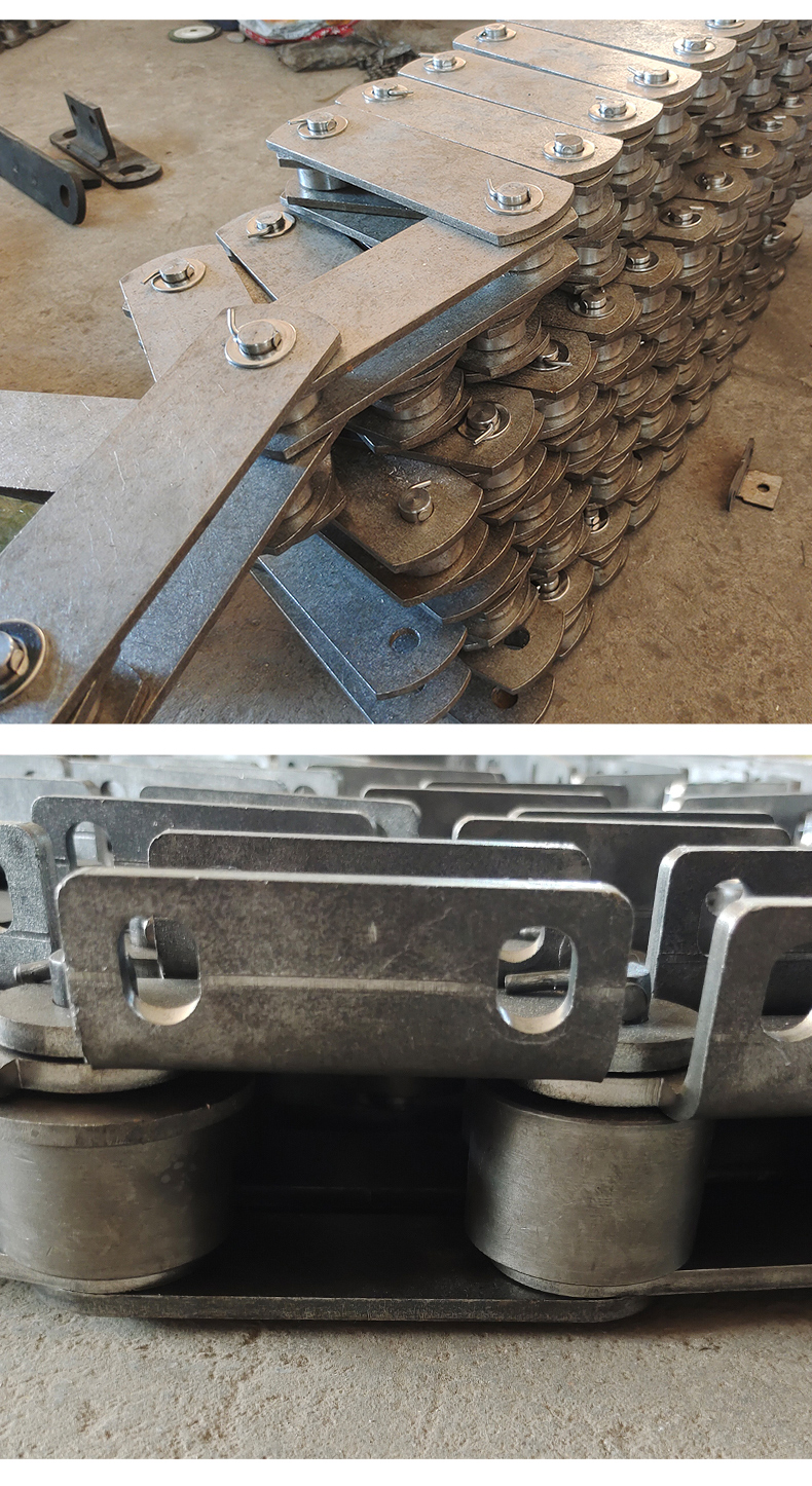 Xinshuntong single and double row mechanical dissimilar chain manganese steel chain, heavy-duty bent plate chain, high-temperature and corrosion-resistant stainless steel