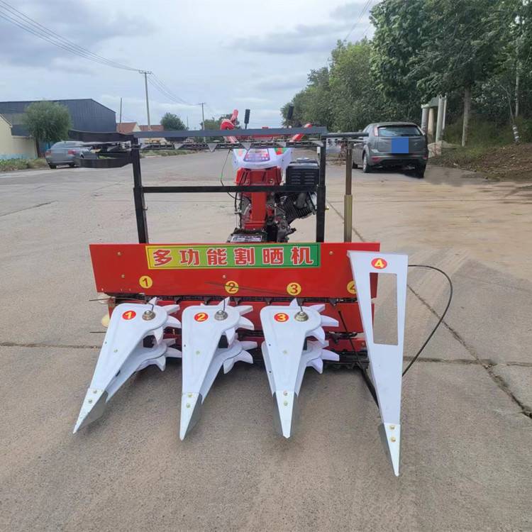 Fresh corn stalk diesel harvester, one meter wide rice and wheat harvester, wheat harvester