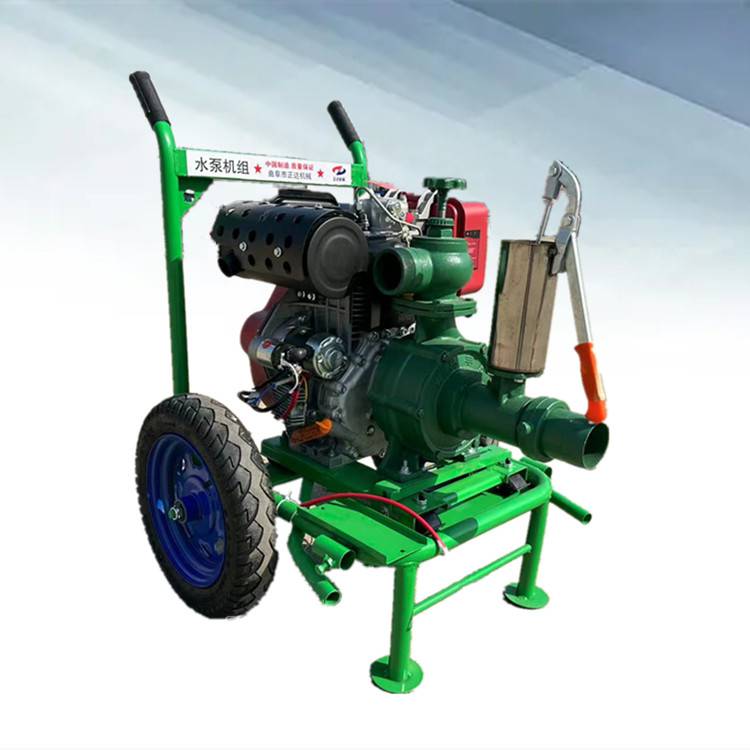 Garden greening sprinkler pump diesel 3-inch high lift pump cart portable irrigation water pump