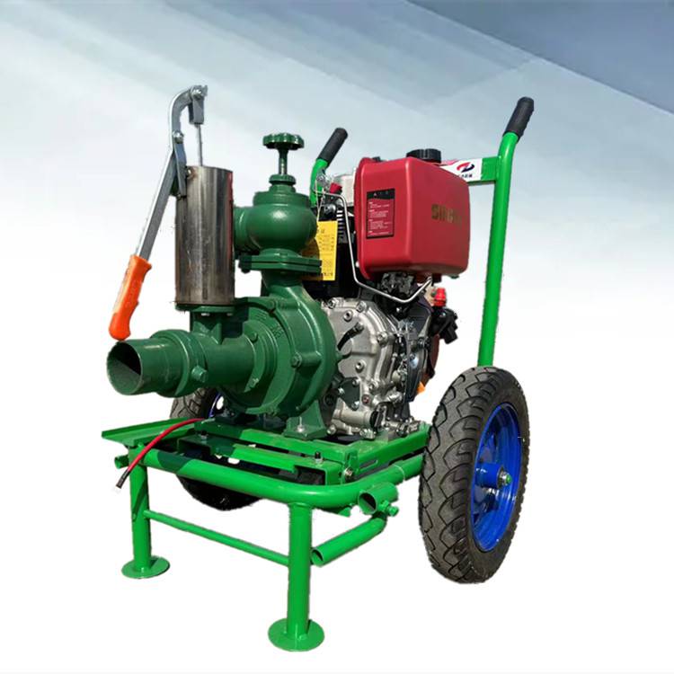 Garden greening sprinkler pump diesel 3-inch high lift pump cart portable irrigation water pump