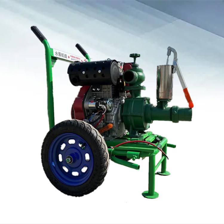 Garden greening sprinkler pump diesel 3-inch high lift pump cart portable irrigation water pump