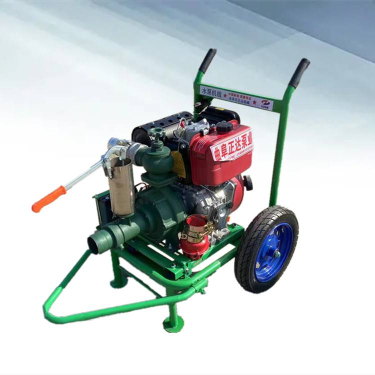 Garden greening sprinkler pump diesel 3-inch high lift pump cart portable irrigation water pump