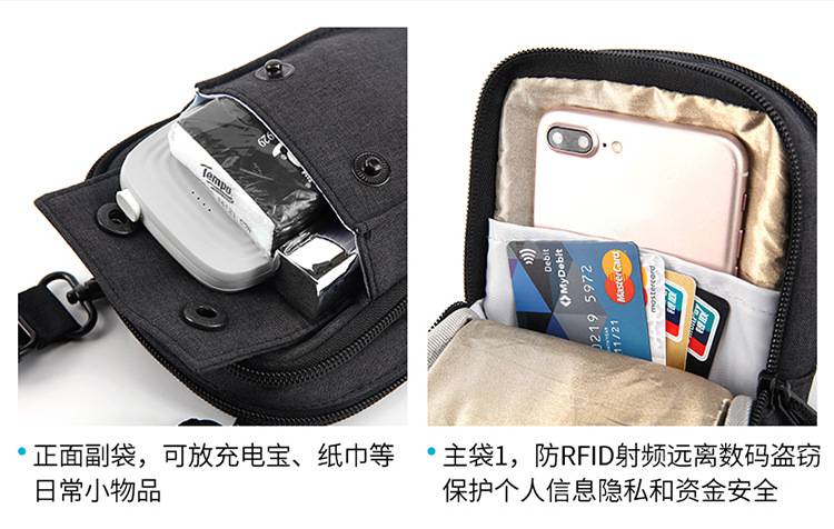 Weiqiang Hanging Neck Mobile Bag Multifunctional Travel Document Bag RFID Storage Zero Wallet Amazon * * * Sent on behalf