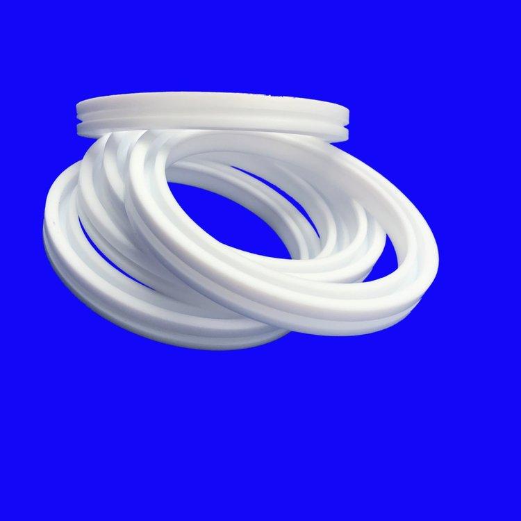 Teflon oil seal PTFE shaft sleeve PTFE large circular ring insulation cylinder