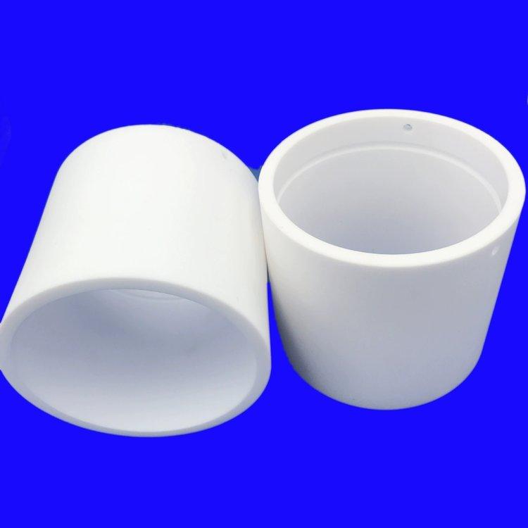 Teflon oil seal PTFE shaft sleeve PTFE large circular ring insulation cylinder