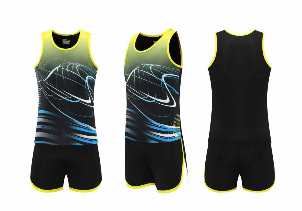 ***Boys' Track and Field Suits for Middle School Entrance Examination Primary and Secondary School Students' Track and Field Training Suits Set Marathon Running Team Kits