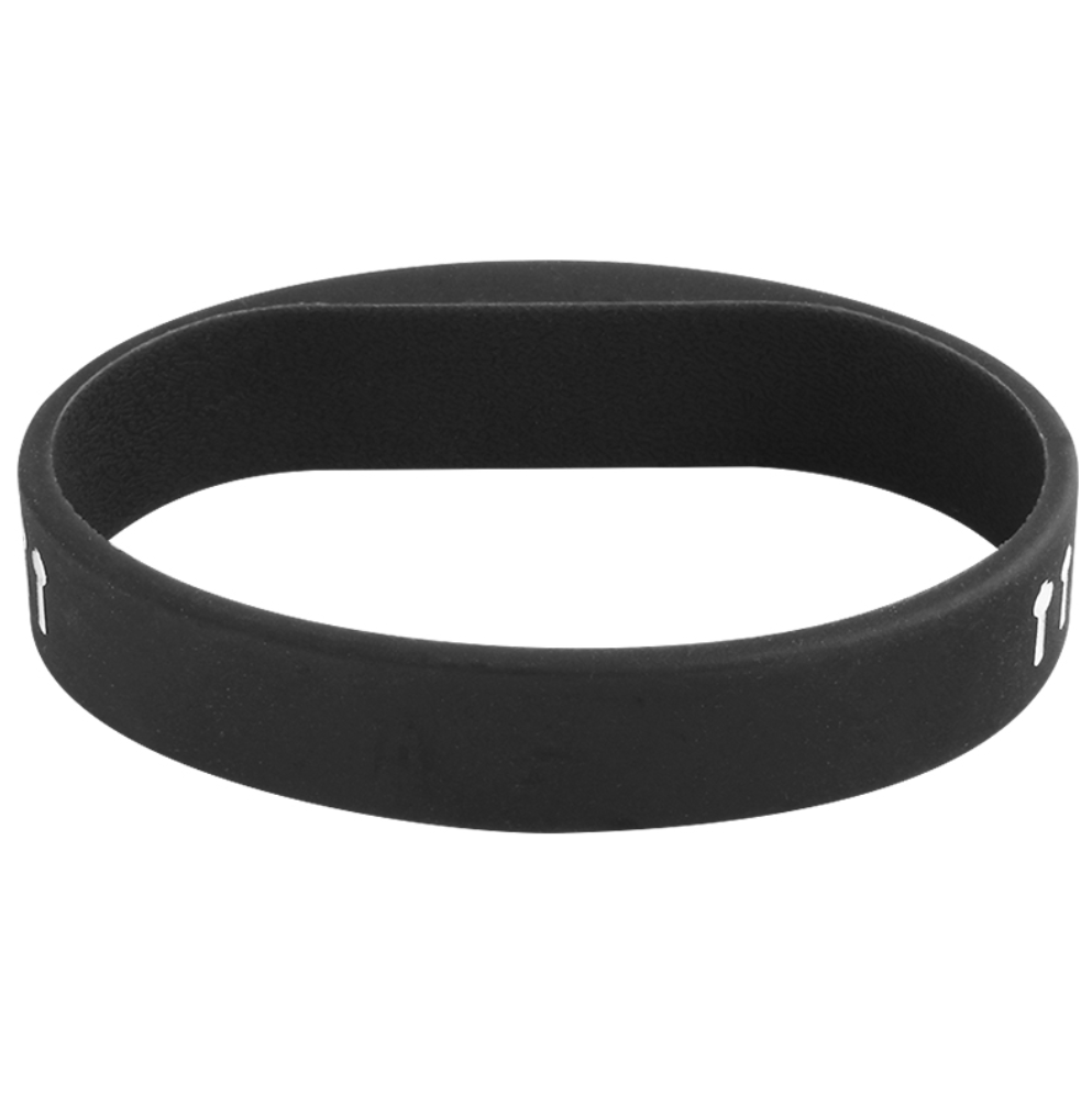 RFID bracelet access control IC card made of silicone material, waterproof silicone wristband, customized ID card