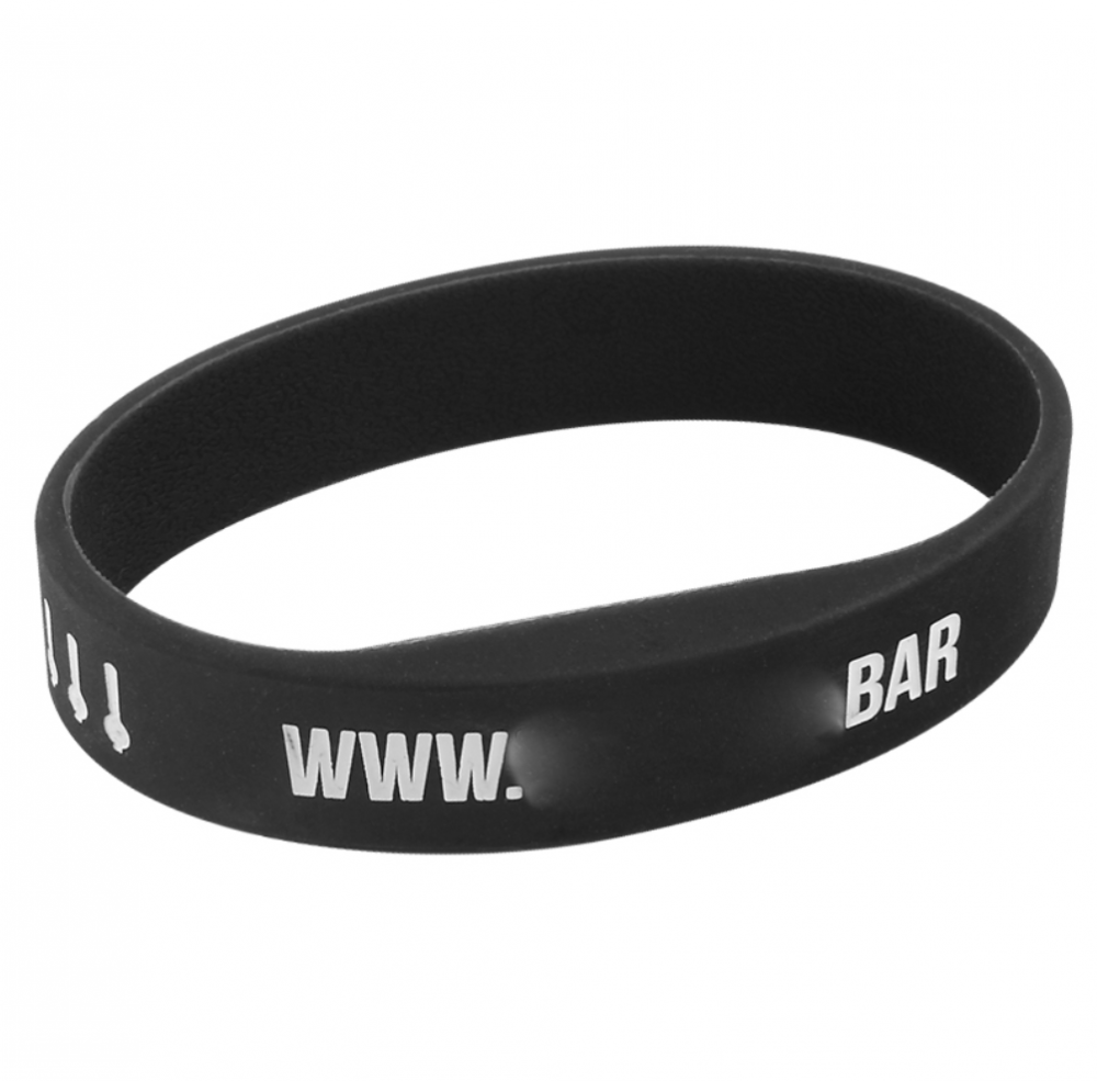 RFID bracelet access control IC card made of silicone material, waterproof silicone wristband, customized ID card