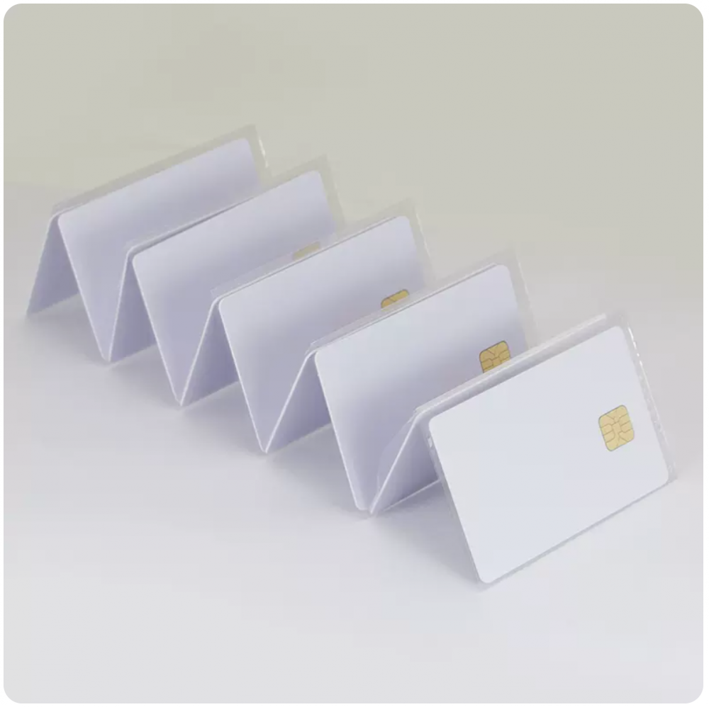 4442 white card IC white card contact type IC card Fudan 4442 card SLE4442 card