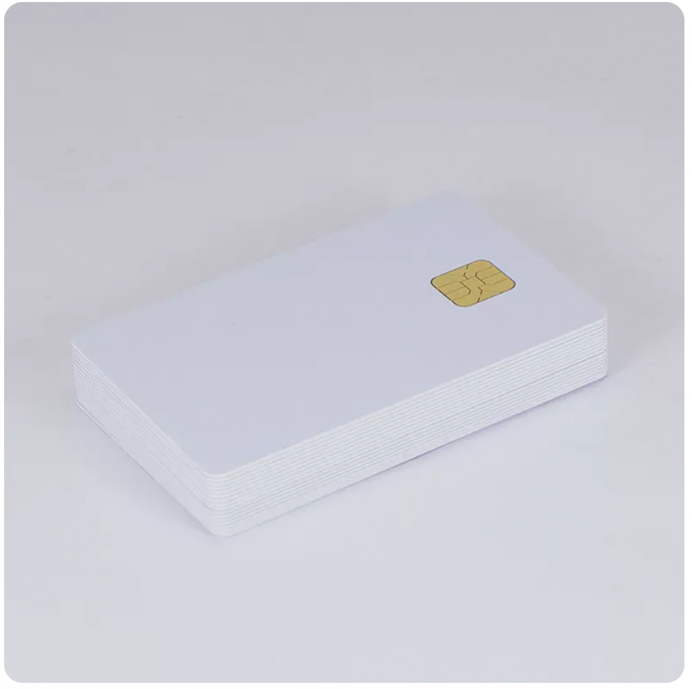 4442 white card IC white card contact type IC card Fudan 4442 card SLE4442 card