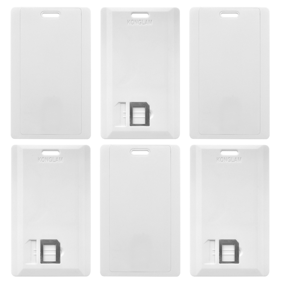 4442 white card IC white card contact type IC card Fudan 4442 card SLE4442 card