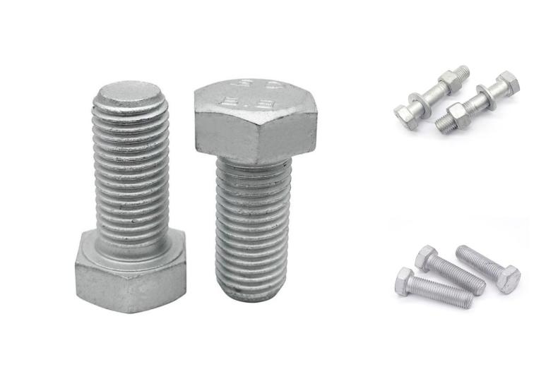 Wholesale of high-quality suppliers for photovoltaic special hot-dip galvanized bolts, hexagonal screws, national standard high-speed rail guardrail tunnels