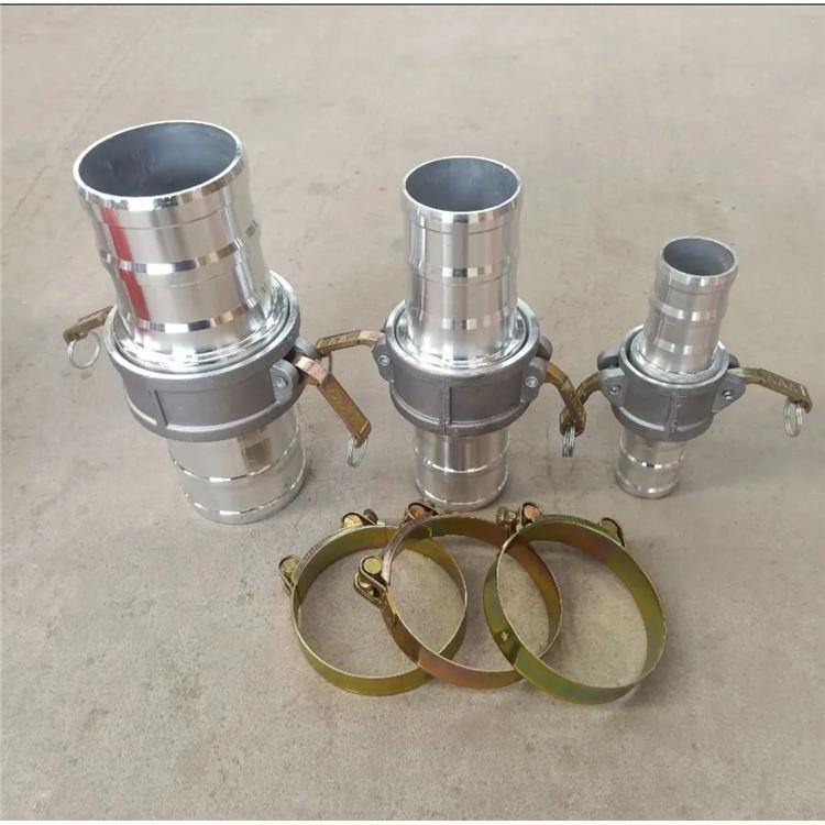 304 stainless steel quick connector F-type with flange adapter circular flange male end flange with female end female head C