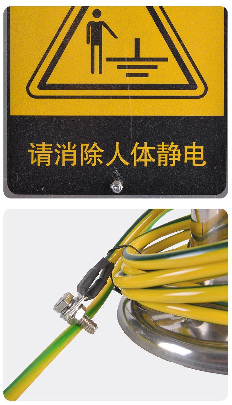 Human electrostatic discharge device, gas station, tank truck factory, voice electrostatic field eliminator, touch electrostatic device