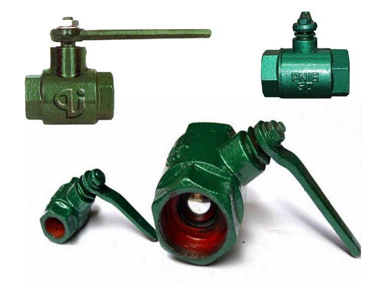 Tap water internal threaded valve, green paint ball valve, bridge tunnel cement grouting iron wire port valve, 6 points -1.5 inches