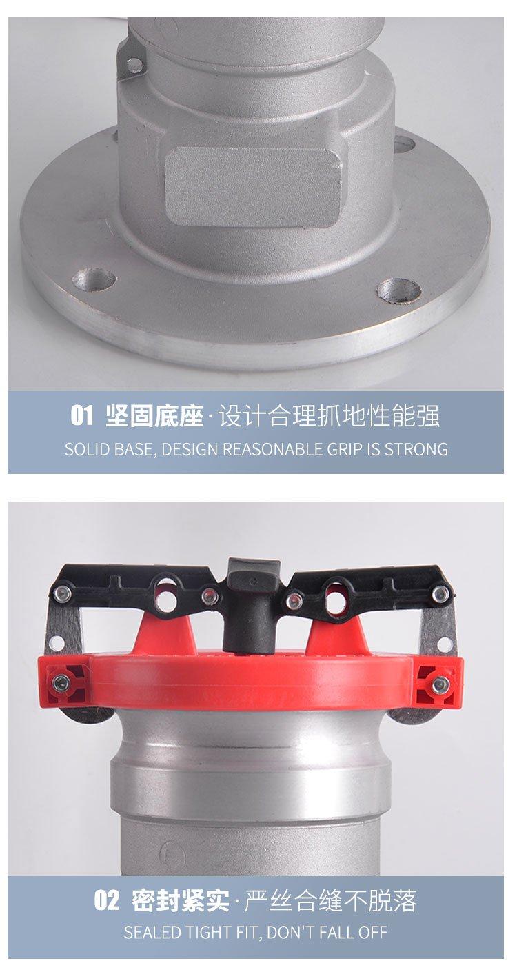 Integrated primary oil and gas recovery aluminum alloy joint valve with cover Special accessories for oil tank trucks in gas stations and oil depots