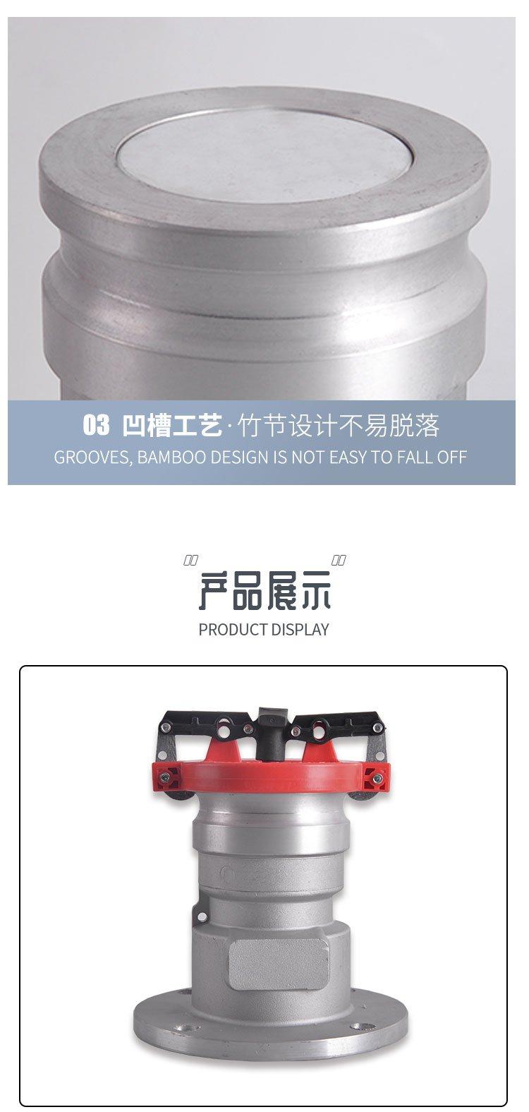 Integrated primary oil and gas recovery aluminum alloy joint valve with cover Special accessories for oil tank trucks in gas stations and oil depots