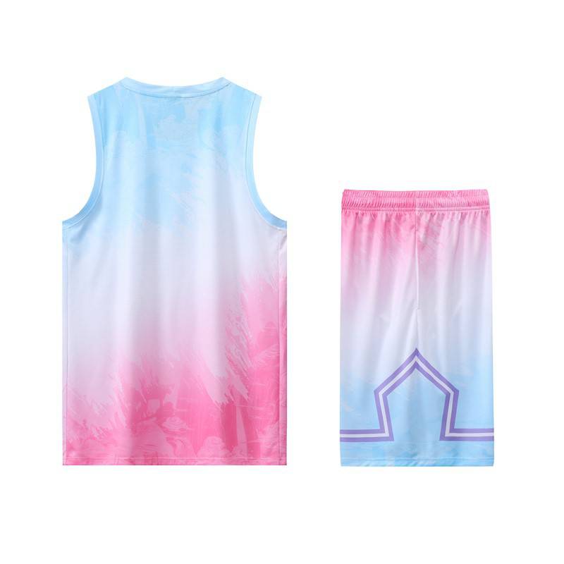 Foreign Trade Basketball Suit Set Men's Customized Jersey Printing Summer Sports Training Tank Top Competition Jersey Customization Team Uniform Customization