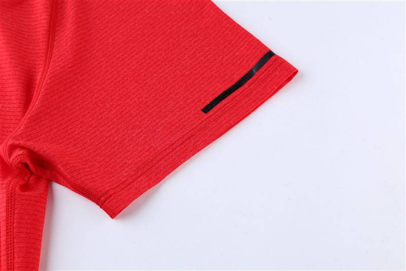 ***Casual nylon polo shirt, quick drying t-shirt, collar top, work clothes, cultural shirt, embroidered logo with lettering