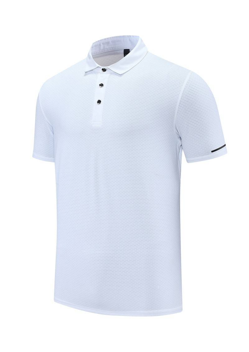 ***Casual nylon polo shirt, quick drying t-shirt, collar top, work clothes, cultural shirt, embroidered logo with lettering