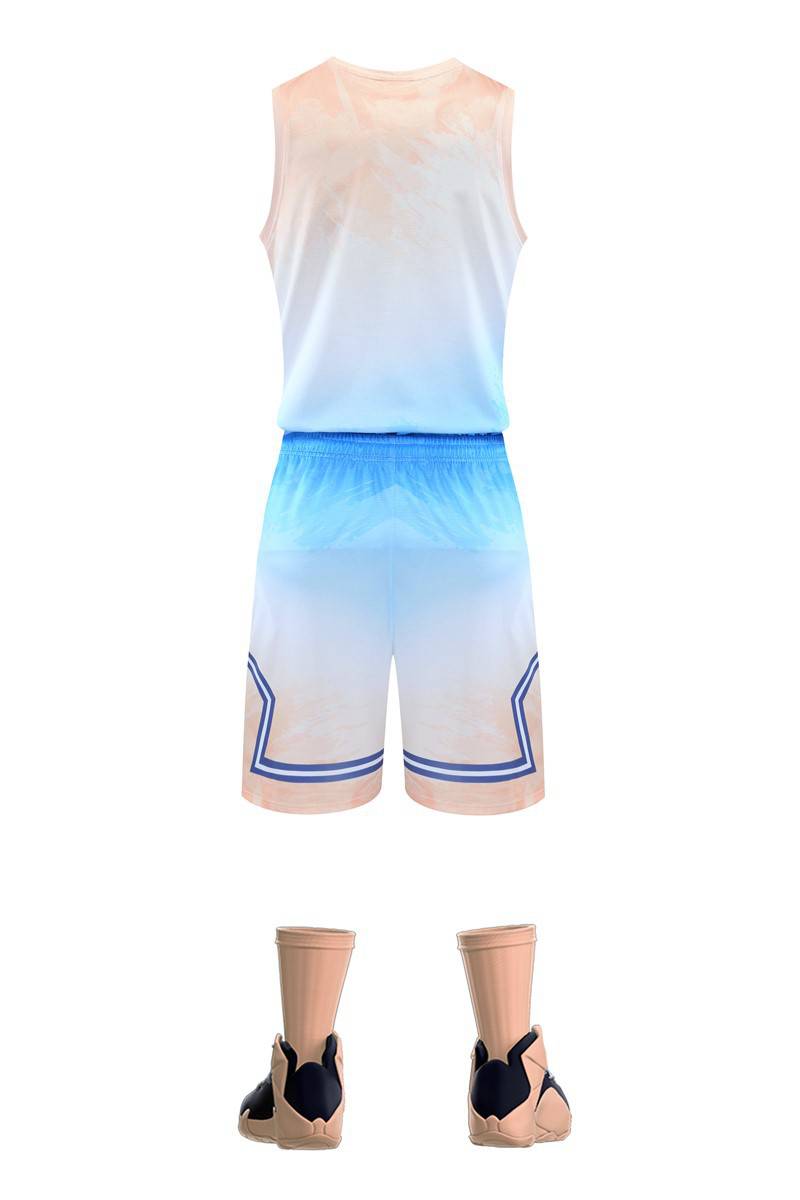 Foreign Trade Basketball Suit Set Men's Customized Jersey Printing Summer Sports Training Tank Top Competition Jersey Customization Team Uniform Customization