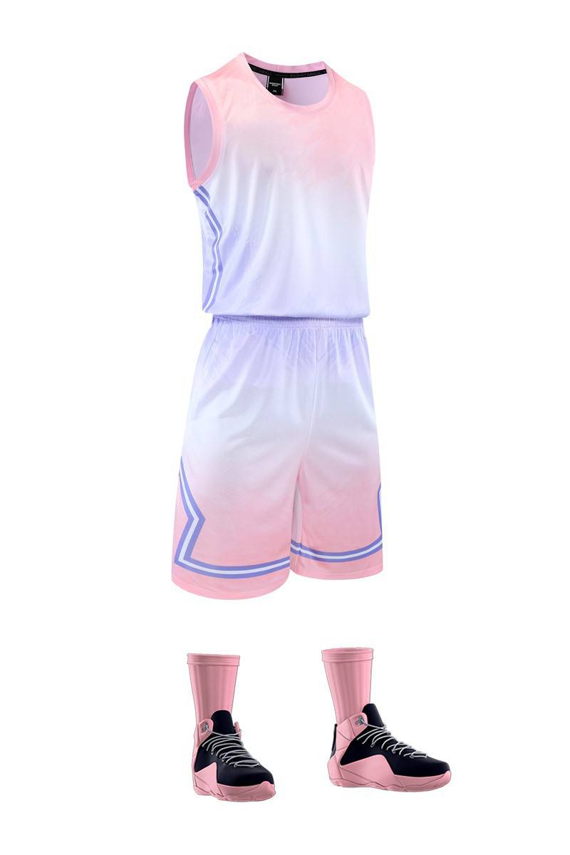 Foreign Trade Basketball Suit Set Men's Customized Jersey Printing Summer Sports Training Tank Top Competition Jersey Customization Team Uniform Customization