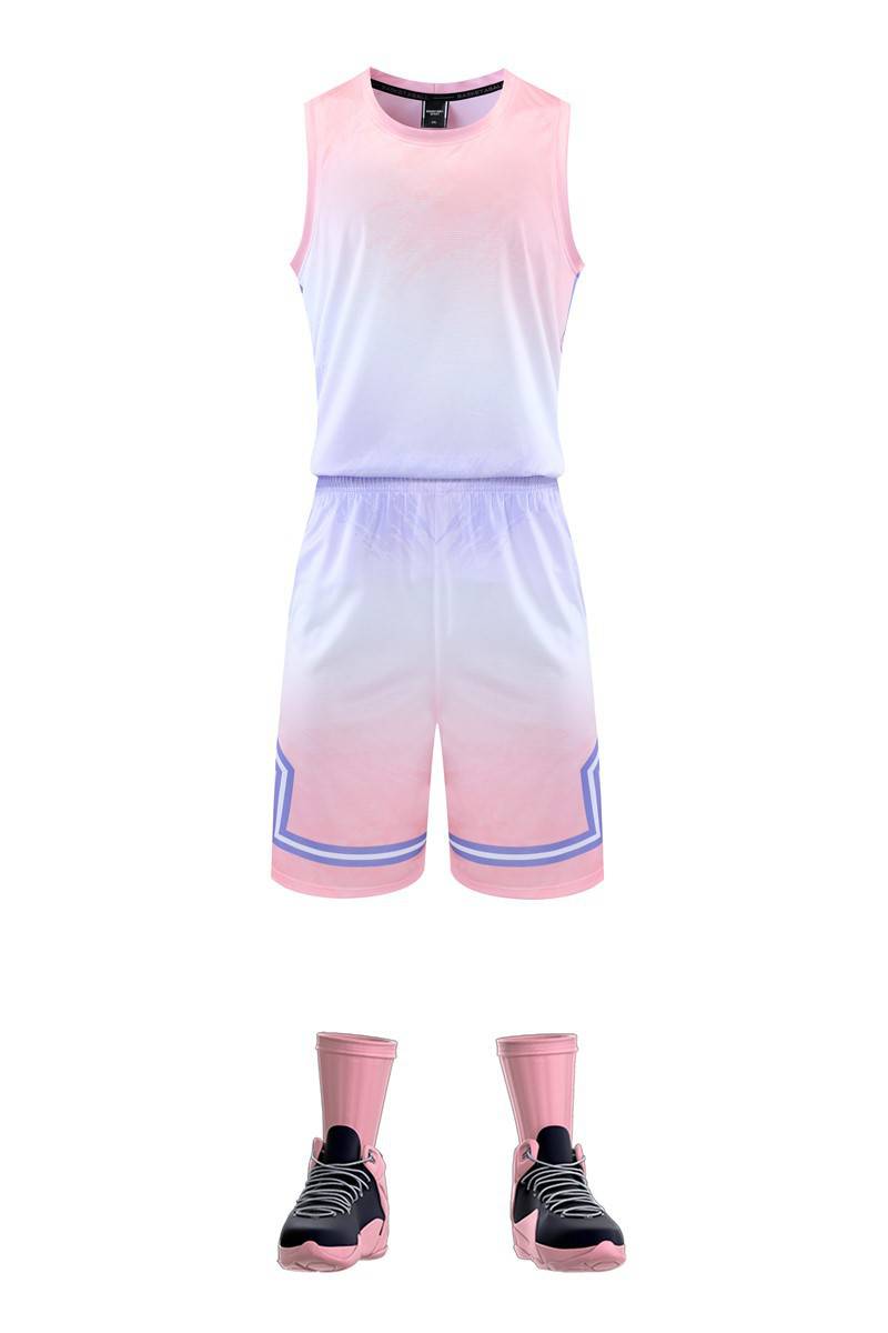 Foreign Trade Basketball Suit Set Men's Customized Jersey Printing Summer Sports Training Tank Top Competition Jersey Customization Team Uniform Customization