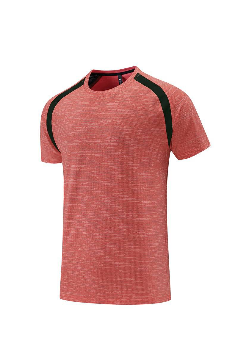 Short sleeved top, summer thin T-shirt, men's sports quick drying clothes, loose casual running clothes, basketball ice training