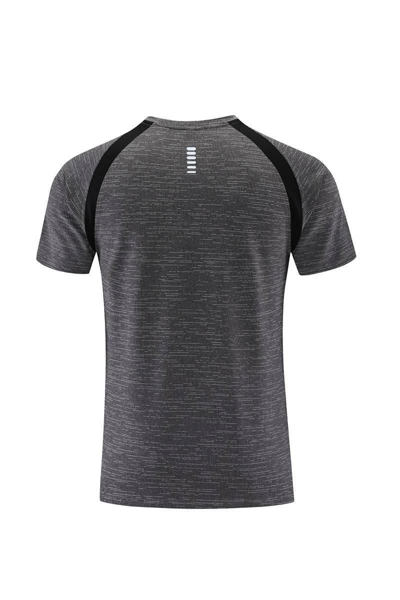 Short sleeved top, summer thin T-shirt, men's sports quick drying clothes, loose casual running clothes, basketball ice training