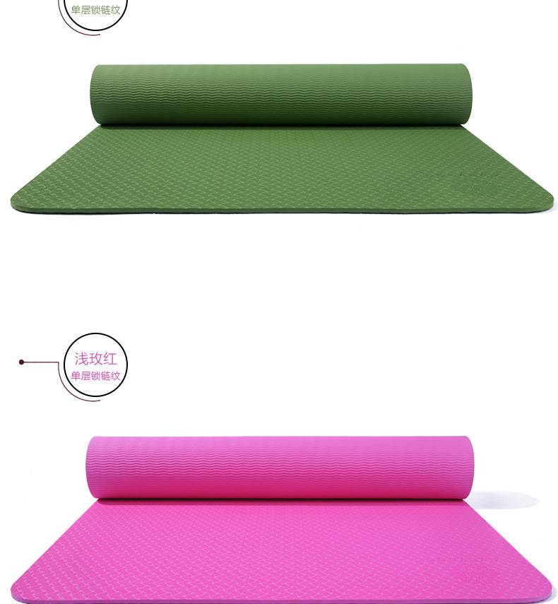 80 wide TPE yoga mat 6/8/10 widened and thickened yoga mat fitness mat processing customized fitness mat