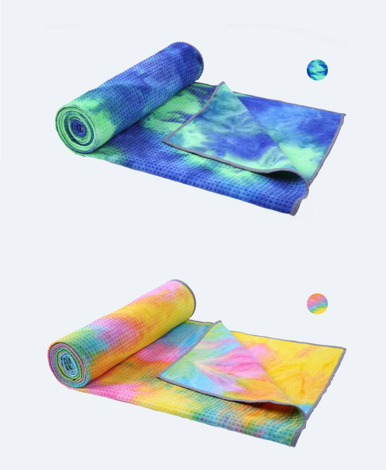 Yoga towel women's mat, anti slip, sweat absorbing towel, blanket cloth, beginner yoga portable equipment