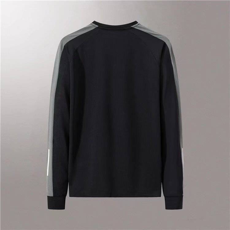 ***Sports Long Sleeve Men's T-shirt Women's Autumn Solid Color Casual Couple Breathable Quick Drying Fashion Top T-shirt