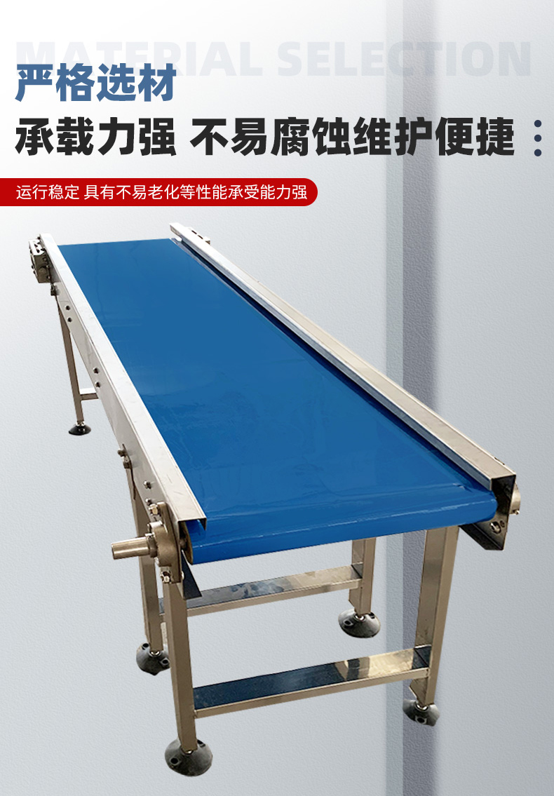 Jiayu PVC anti slip and wear-resistant dry and wet material conveyor belt for cargo handling Shenqi mining belt conveyor