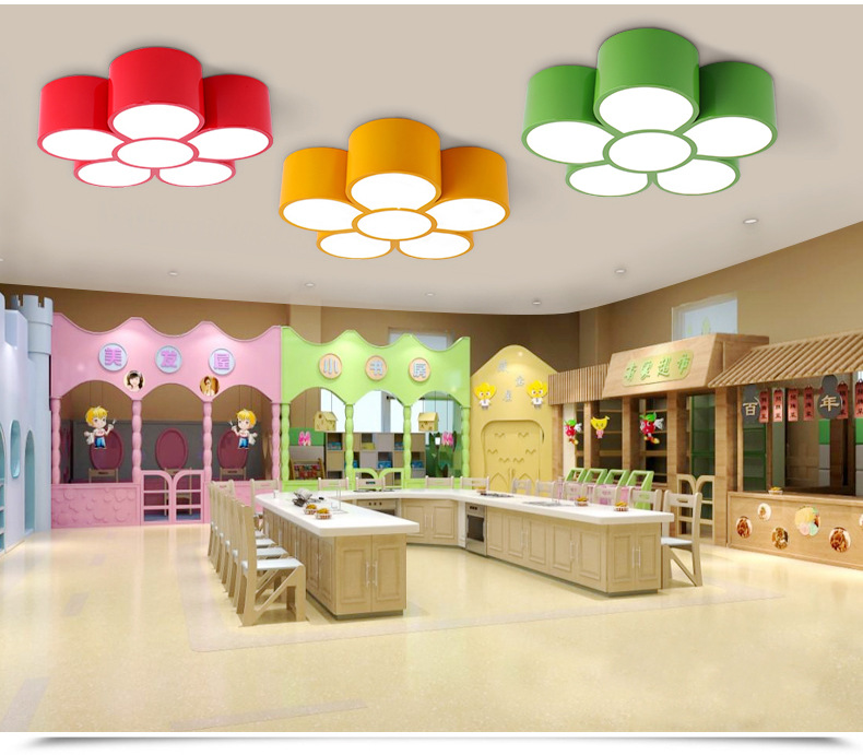 Hemiaomiao Creative Ceiling Light Children's Room Cloud Star Cartoon Children's Classroom Light Amusement Park Mother and Child Store Light