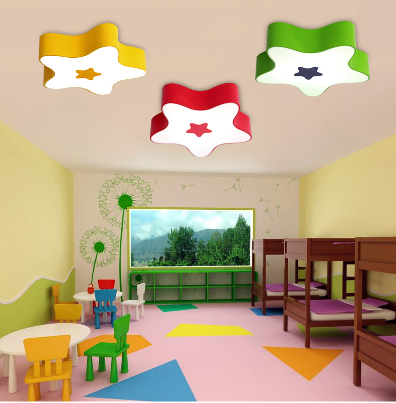 Hemiaomiao Creative Ceiling Light Children's Room Cloud Star Cartoon Children's Classroom Light Amusement Park Mother and Child Store Light