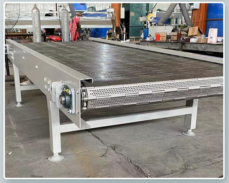 Jiayu movable various plate assembly lines, customized acid and alkali resistant 304 chain plate conveyor