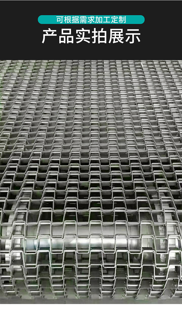 Dahua Great Wall Chain Mesh Belt Low Temperature Resistance, Durable Wear Resistance, Cleaning and Frying Production Line Horseshoe Chain Conveyor Belt