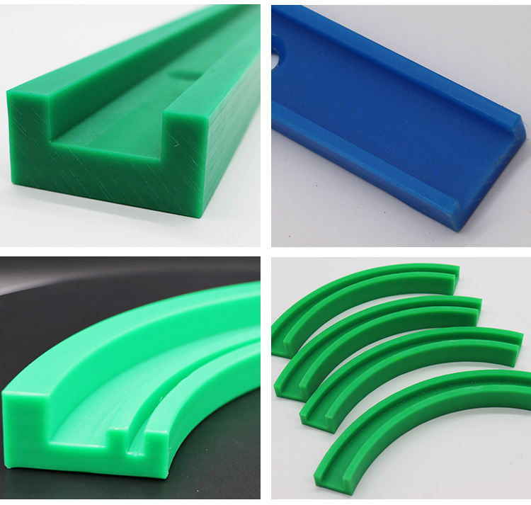 Jiasheng wear-resistant and low-temperature resistant UHMWPE chain guide rail bridge guard rail pad C-type K-type U-type track slider