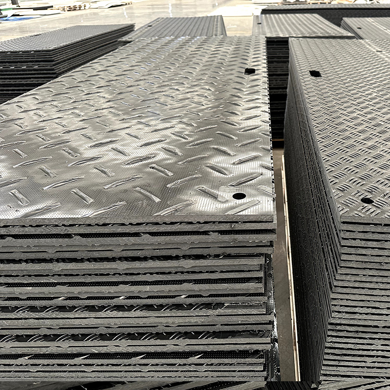 Grassland landscaping engineering plastic anti sinking pad, double-sided modified road substrate, compressive insulation, non-conductive expansion