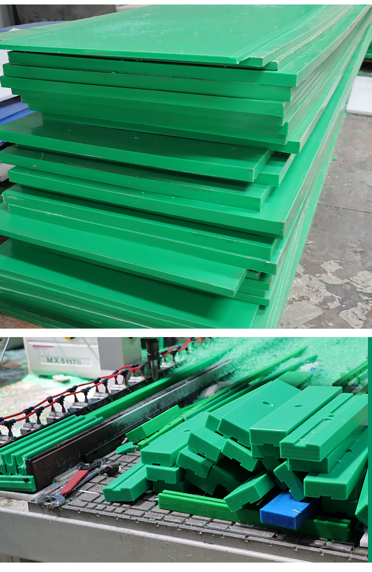 Polyethylene closed cell plate for labeling machine, plastic backing plate, anti stick, wear-resistant, corrosion-resistant green PE plate, Jiasheng