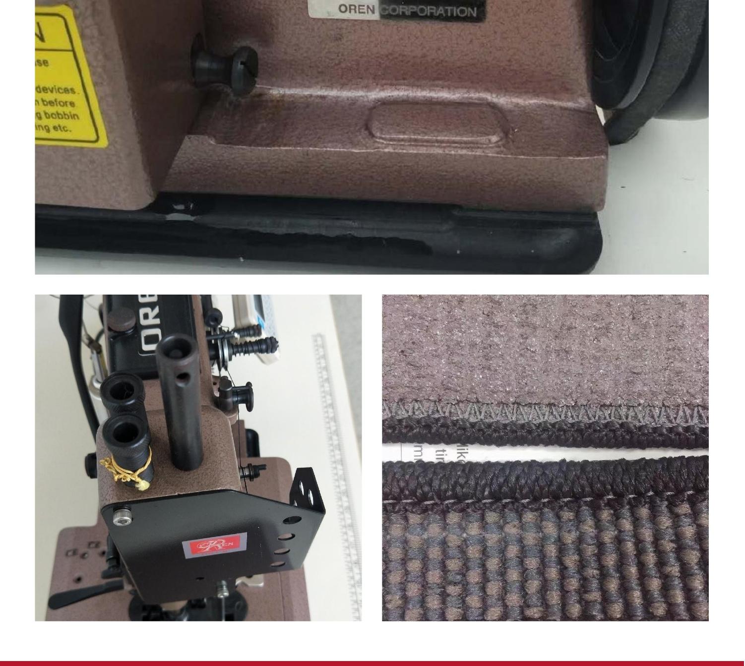 Orling Imported Carpet Machine RNEX5-3 Electric Carpet Machine Aircraft Carpet Binding Machine Mattress Carpet Machine